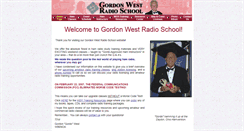 Desktop Screenshot of gordonwestradioschool.com